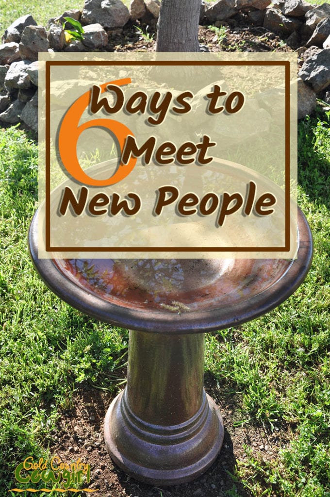 To meet new people, you have to get up and get out of your comfort zone. You have to make an effort to connect. Here are methods I've tried to meet people.