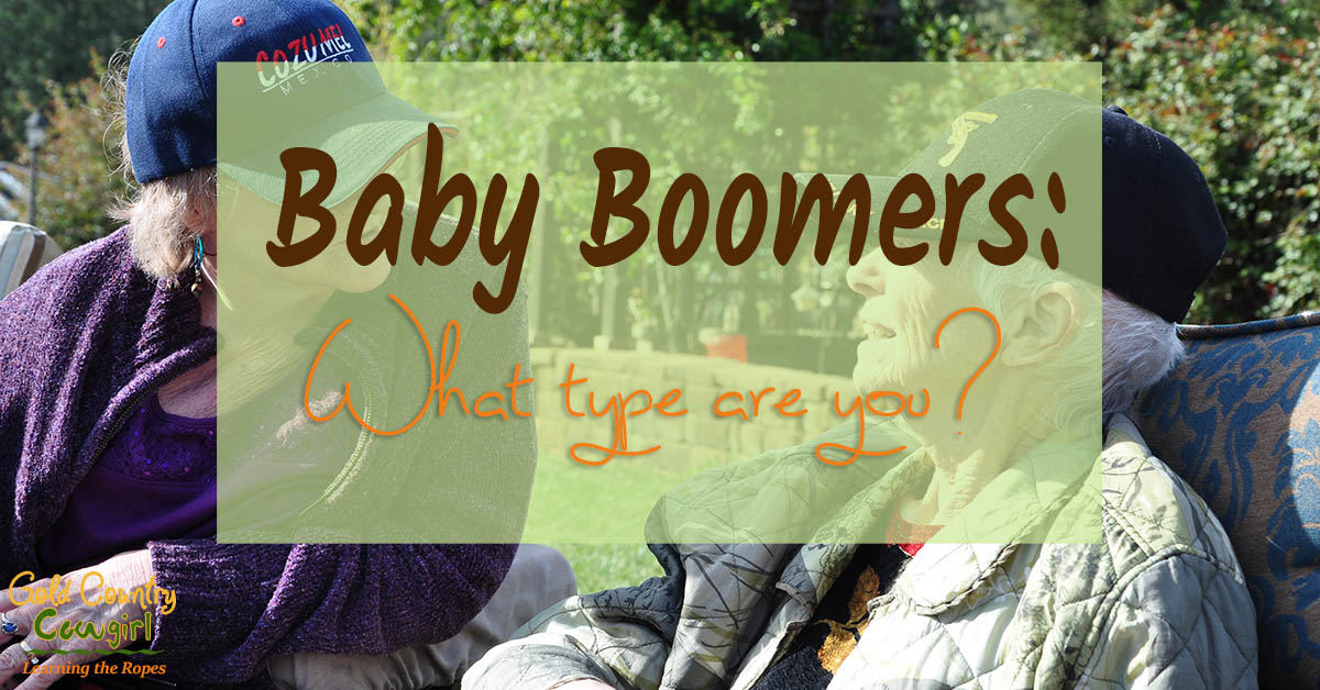 Baby boomers seem to fall into one of two categories. Either you have decided to live or you have decided to begin dying. Whoa, what do I mean by that?