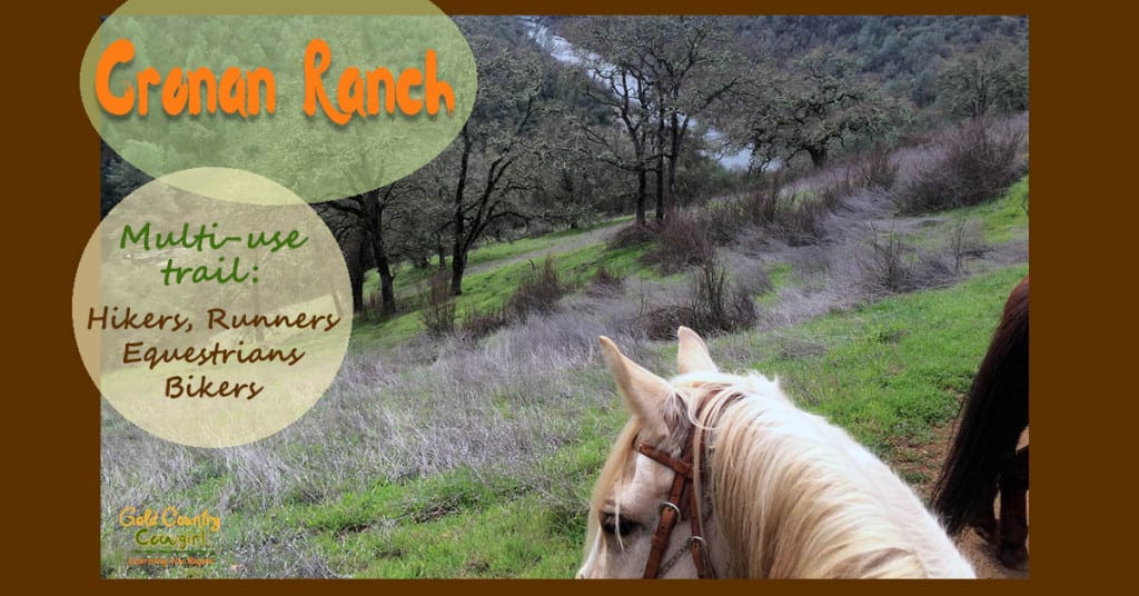We enjoyed a day of natural beauty a camaraderie on our Cronan Ranch trail ride. Cronan Ranch is part of the 25-mile South Fork American River Trail.