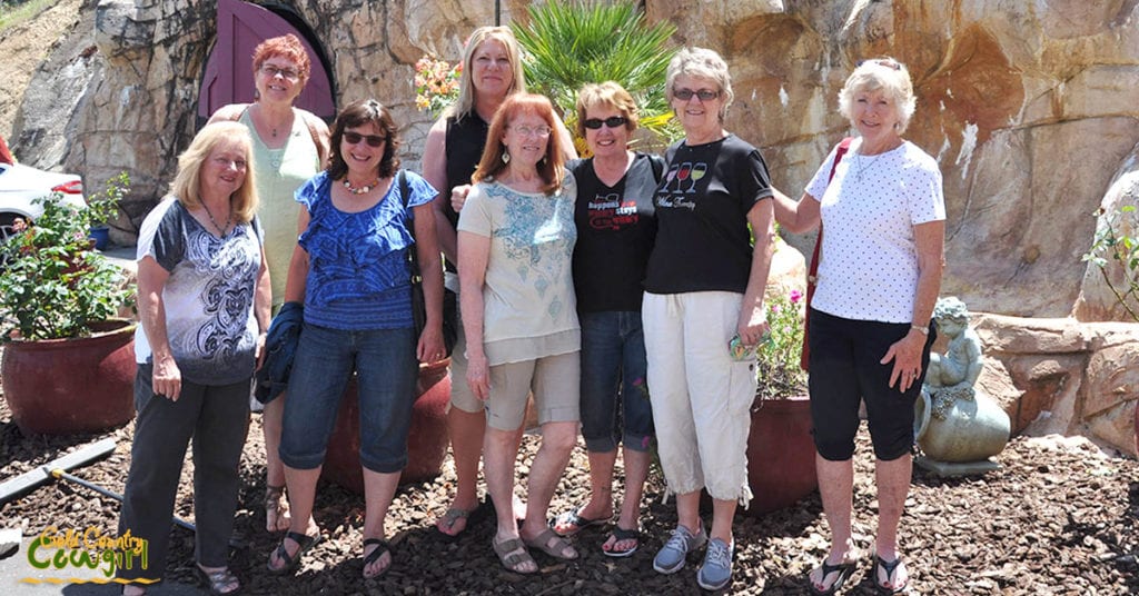 Vineyard Vixens group photo at Toogood Winery Estates