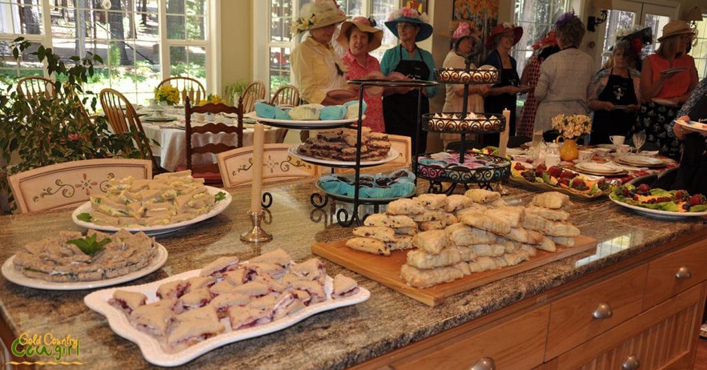 Tea party spread