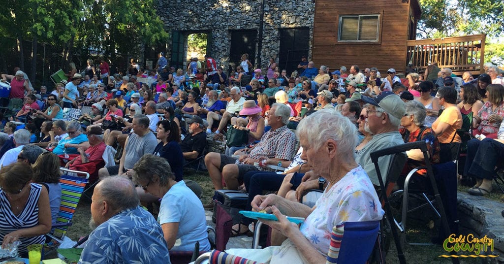 view of the crowd at a TGIF Summer Concert at the Volcano Amphitheater