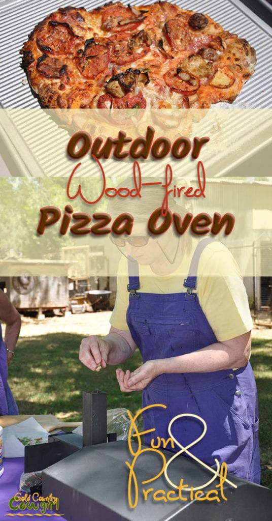 An outdoor pizza oven is fun and practical. Everyone can make their own pizza the way they want and you keep your kitchen cool while enjoying the outdoors.