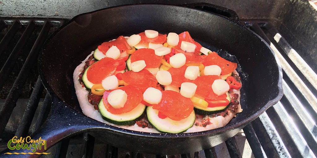 Baking Pizza on the barbecue
