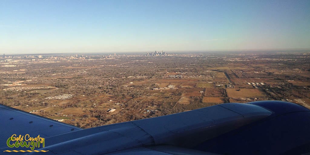 View from airplane. Women Traveling Alone -- Are You One of Them?