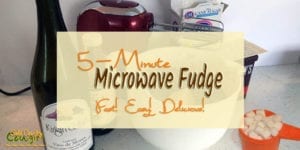 Here is the microwave version of my Vino de Mocca fudge as promised. I think you'll love this quick and super easy microwave fudge.