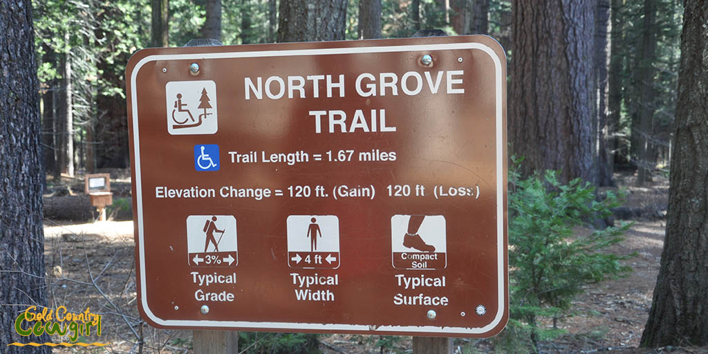 North Grove trail sign