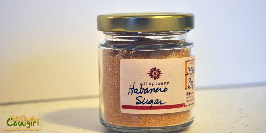 Habanero sugar from Allspicery