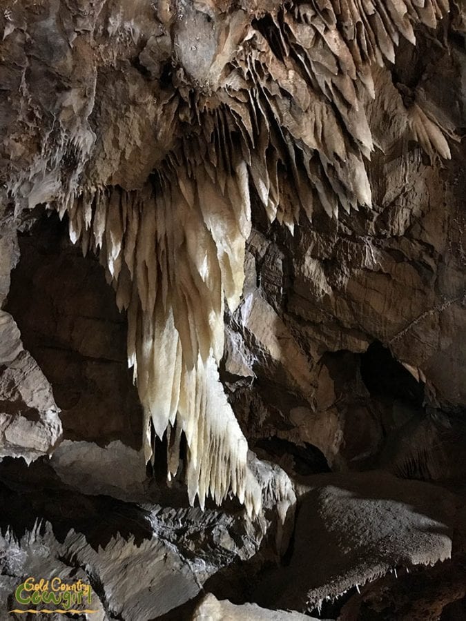 Formations in cavern
