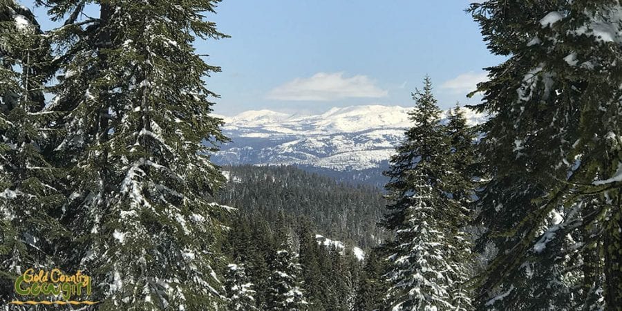 The view from our trail at Iron Mountain Sno-Park