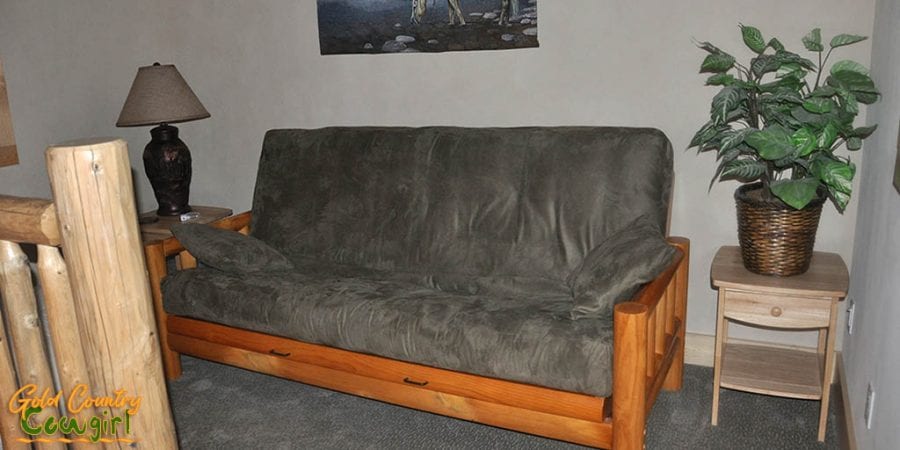 Loft with futon sofa - Dog & Pony Ranch: Luxurious Gold Country Vacation Rental