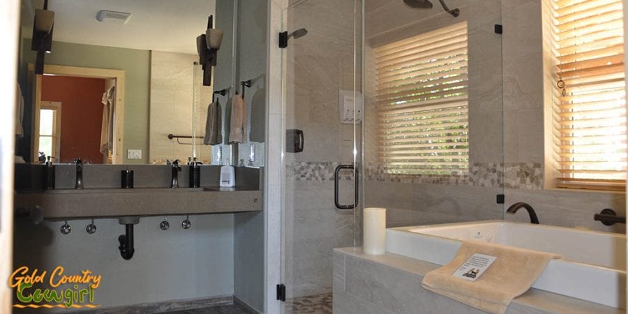 Master bathroom - Dog & Pony Ranch: Luxurious Gold Country Vacation Rental