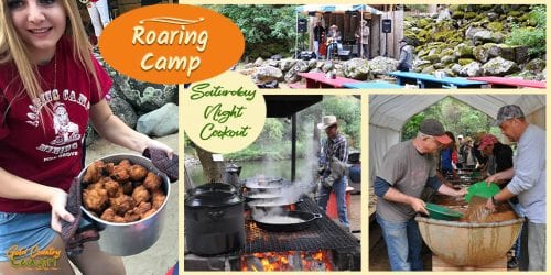 The Roaring Camp Saturday Night Cookout is an evening full of adventure, food, fun, entertainment, education and history for the whole family.
