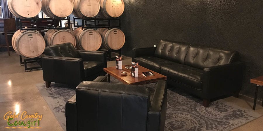 E16 Winery -- New Tasting Room in Somerset, CA - cave