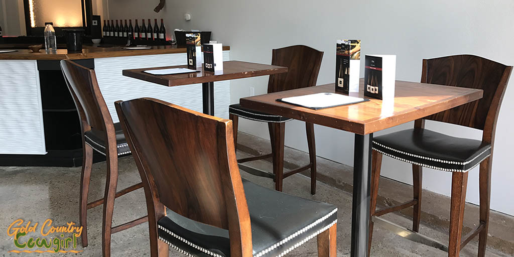 E16 front tasting room tables