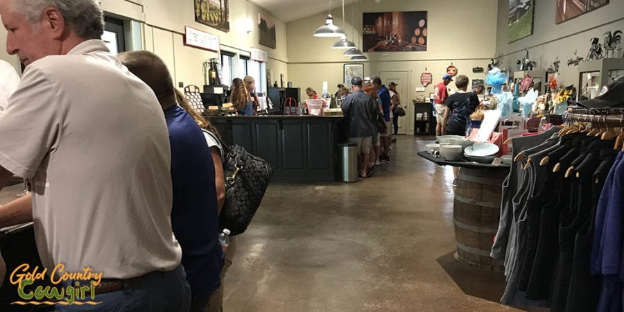 Shenandoah Schoolhouse Road Progressive Picnic - tasting room at Terra d'Oro