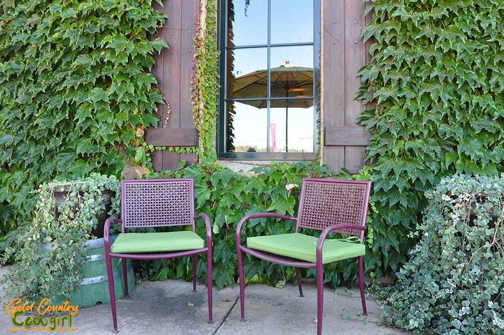 Chairs on front patio
