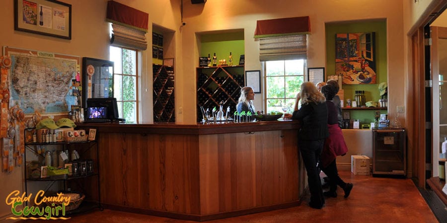 Original tasting room at Wilderotter Vineyard