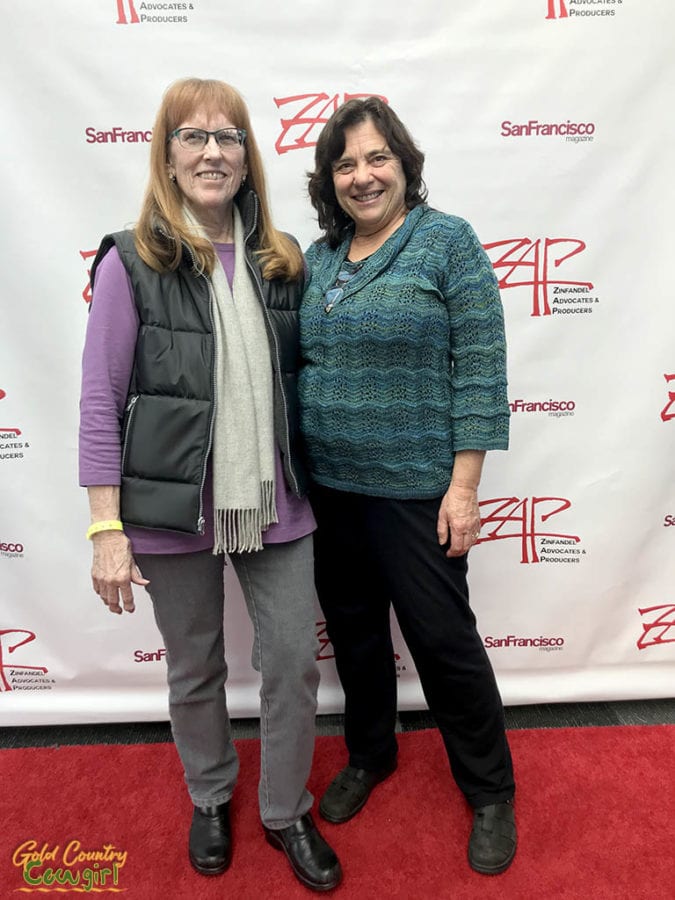 Me and Denise in front of the ZAP backdrop