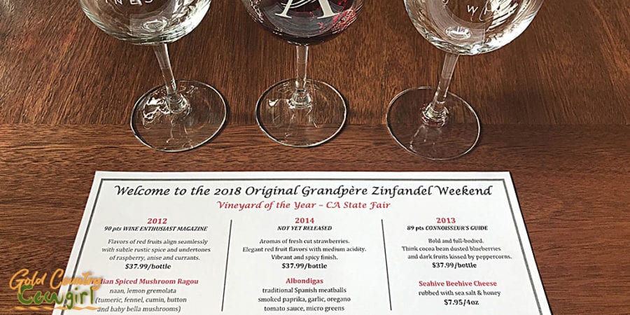 OGP Zinfandel Weekend, Shenandoah Valley, Plymouth, CA - tasting notes at Andis Wines