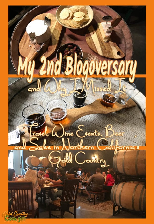 March 7th was the 2nd anniversary of the Gold Country Cowgirl blog. I had intended to do a special post and a giveaway for the blog anniversary. Check out this post to see the wine events and more that kept this from happening.