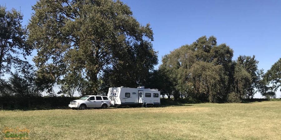 Boondocking at a Harvest Hosts site