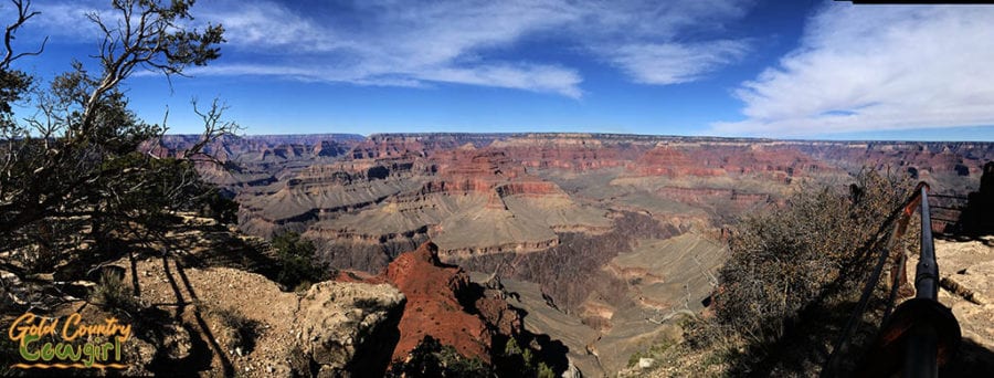 Panoramic view of the Grand Canyon