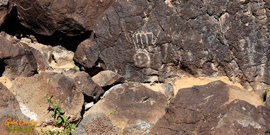 Petroglyphs - Piedras Marcadas Canyon in Petroglyph National Monument