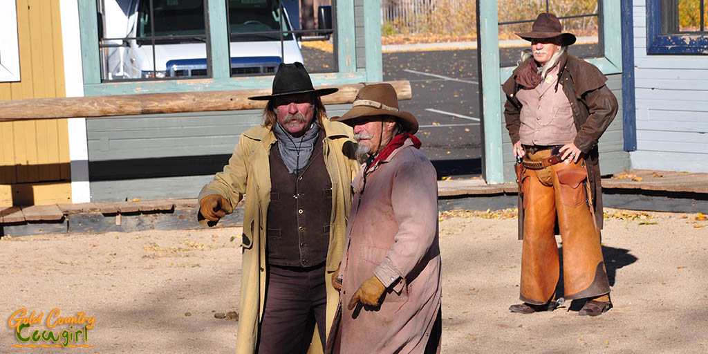 Three cowboys at shootout