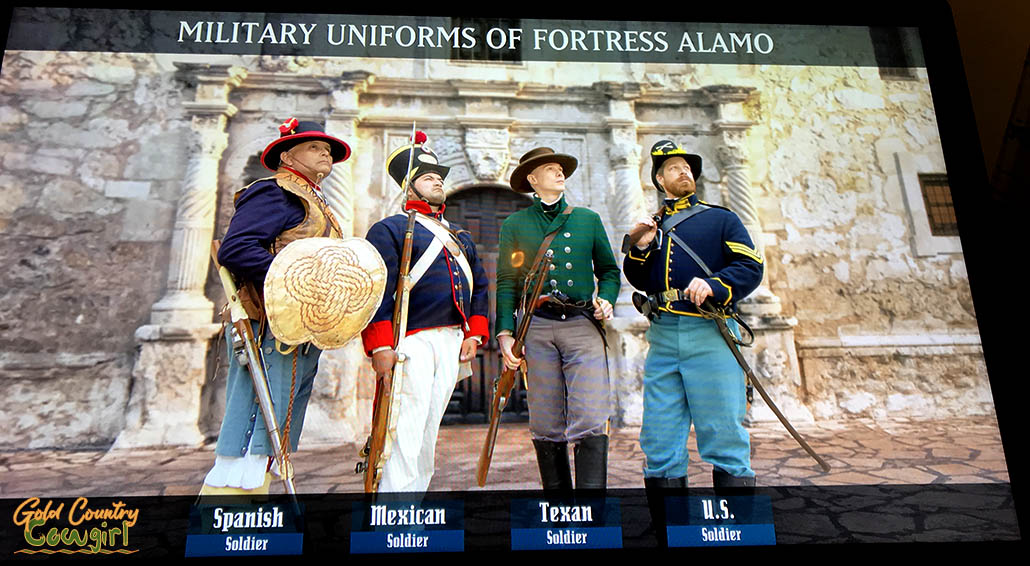 Alamo fortress uniforms