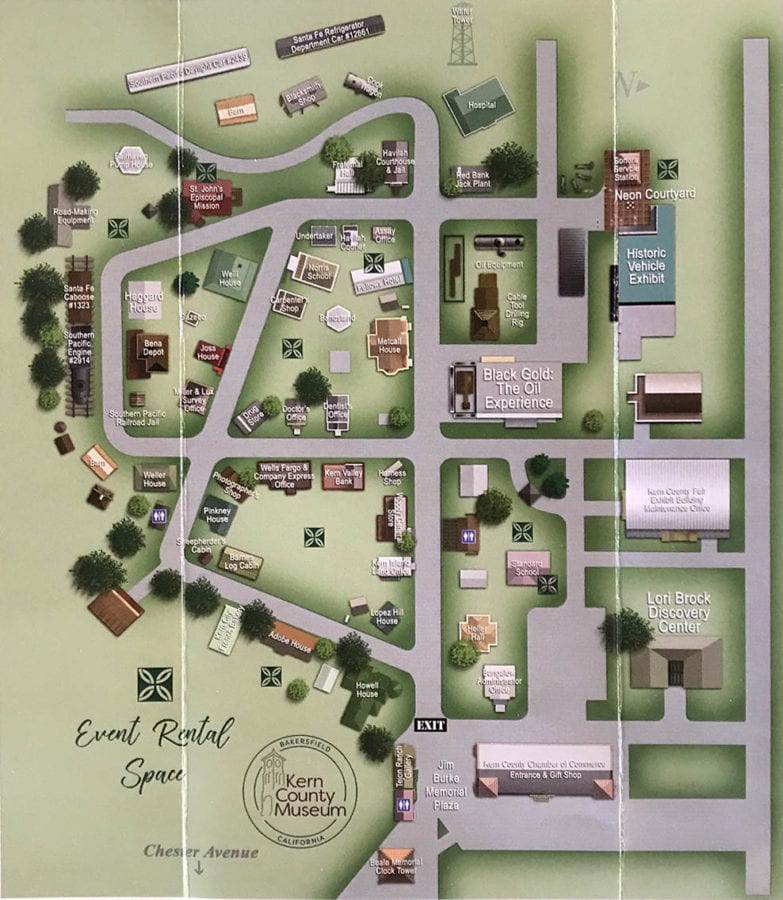 Kern County Museum Map