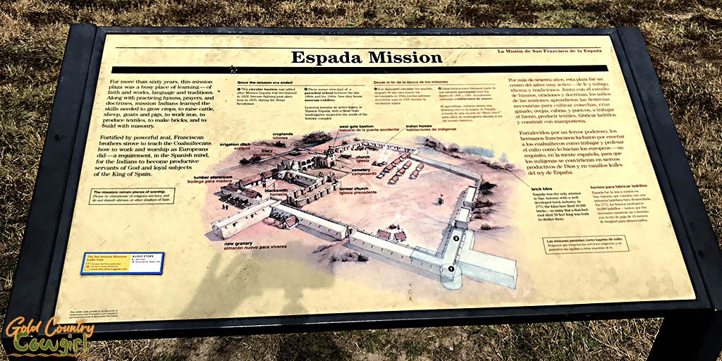 San Antonio Mission Trail Espada Mission description