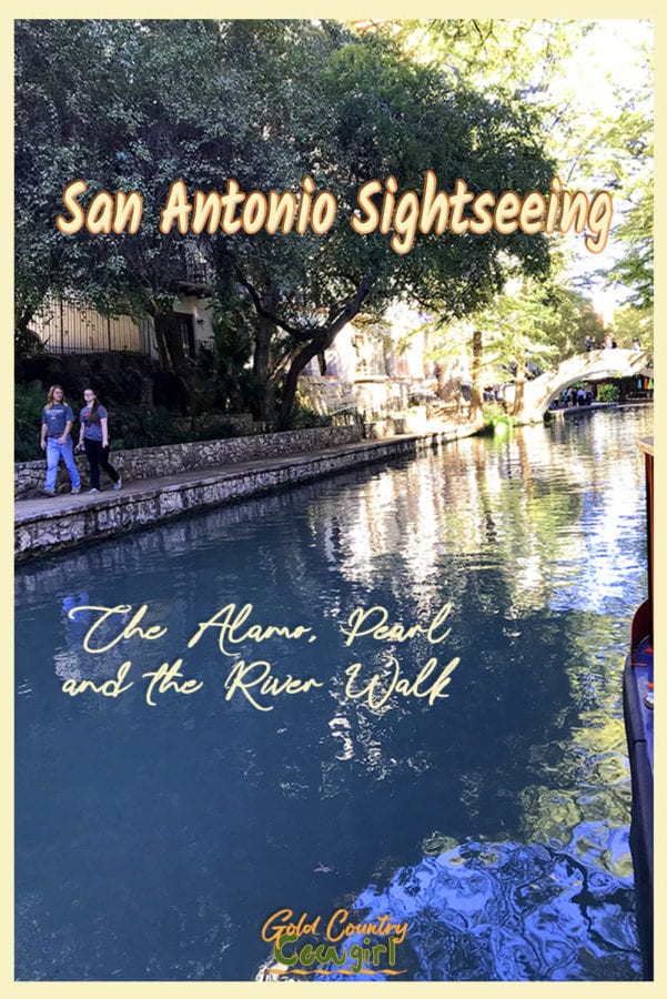 I purchased my hop-on hop-off ticket, added the Rio Cruises River Walk tour, and made my way inside the Alamo to begin my San Antonio sightseeing adventure. #SanAntonio #Alamo #Texas #Pearl #RiverWalk #travel #tourism