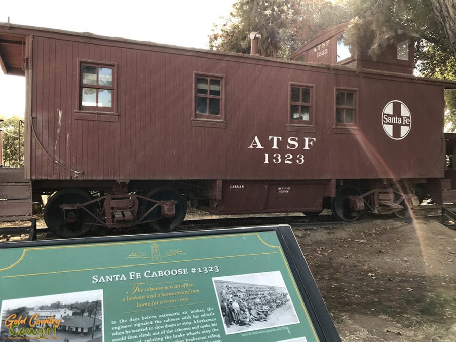 Santa Fe Caboose, Pioneer Village, Kern County Museum, Bakersfield, CA