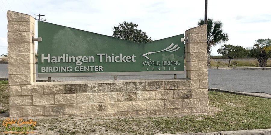 Harlingen Thicket sign