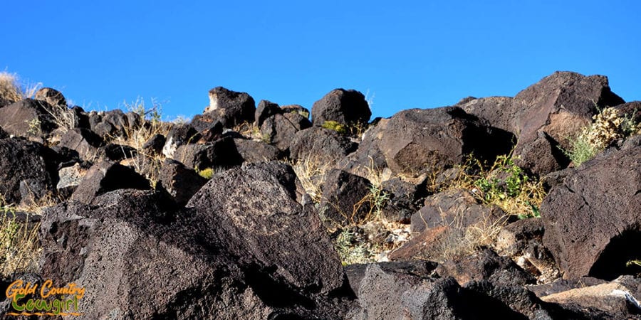 Piedras Marcadas Canyon petroglyph - an awesome addition to my California to Texas RV itinerary