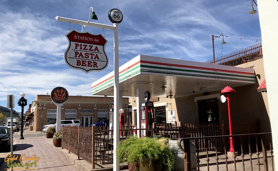 Williams AZ diner Station 66 exterior - a must add to a California to Texas itinerary for Route 66 buffs