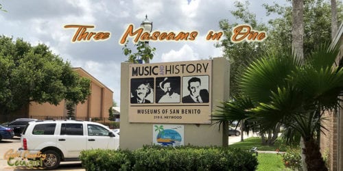 Sign at entrance of Museums of San Benito