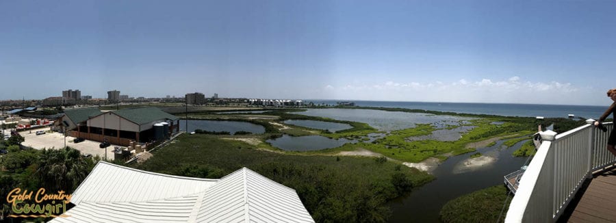 Panoramic view from observation deck