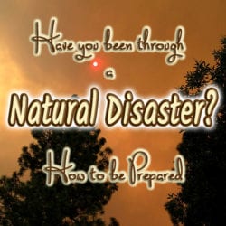 Survive the Storm -- Be Prepared for a Natural Disaster