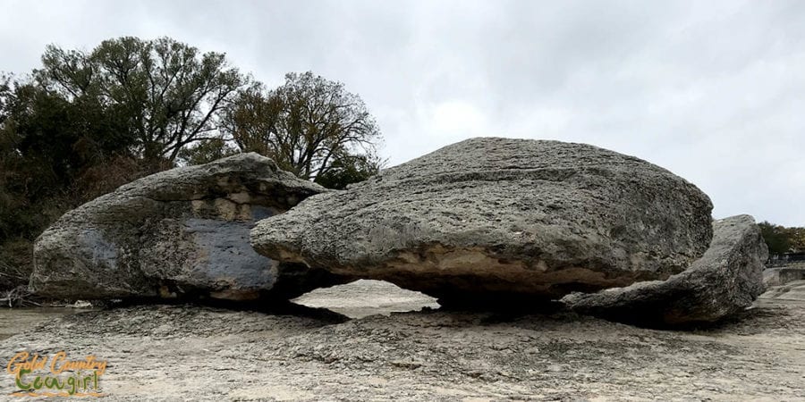 boulders in Big Rocks Park, Glen Rose, Texas