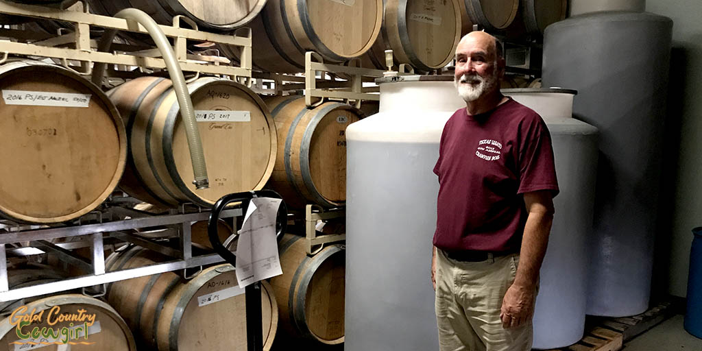 Cellar at Texas Legato Winery