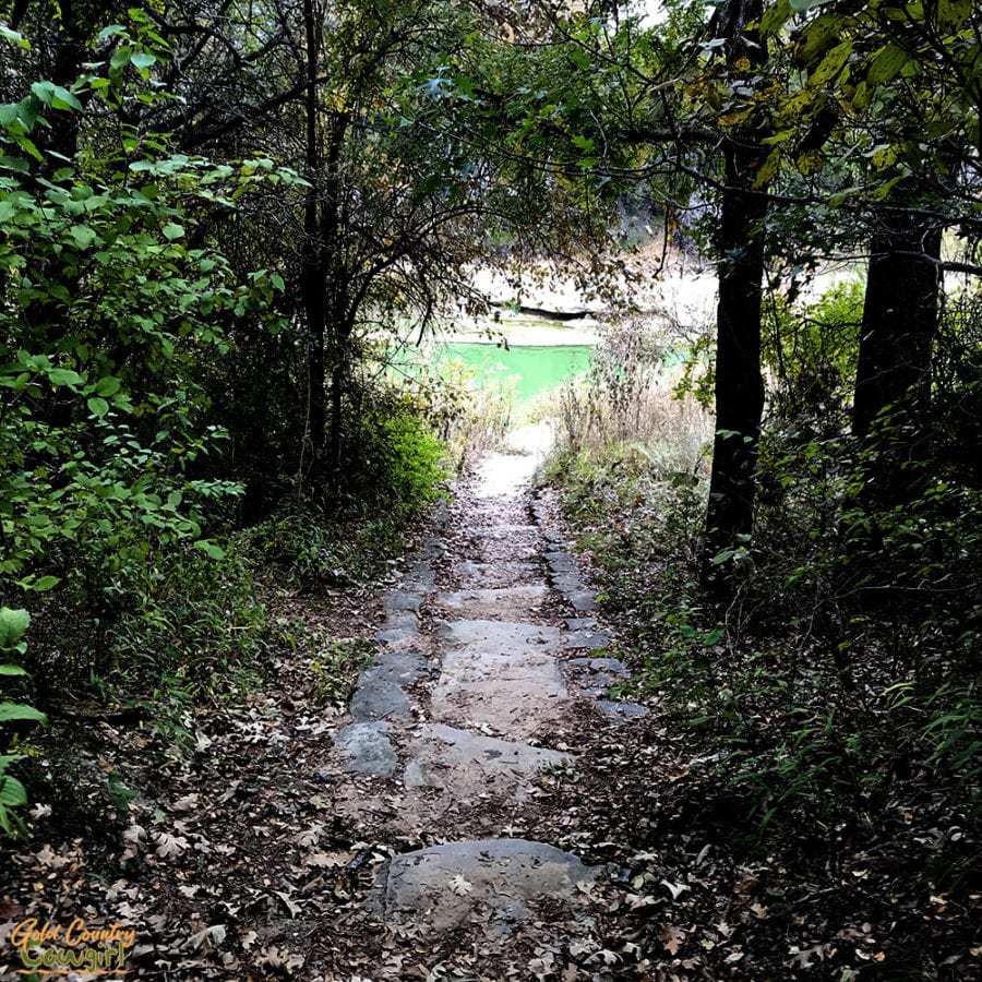 walkway to Paluxy River at Dinosaur Valley State Park