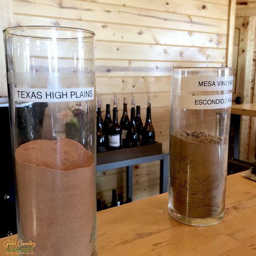 Texas vineyard soil samples