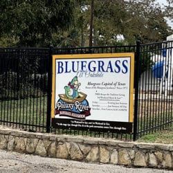 Oakdale Bluegrass sign