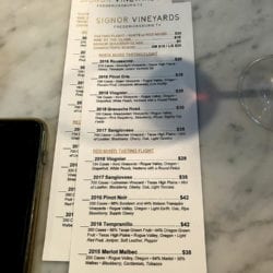SV tasting menu