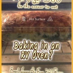 Baking in an RV Oven title graphic v
