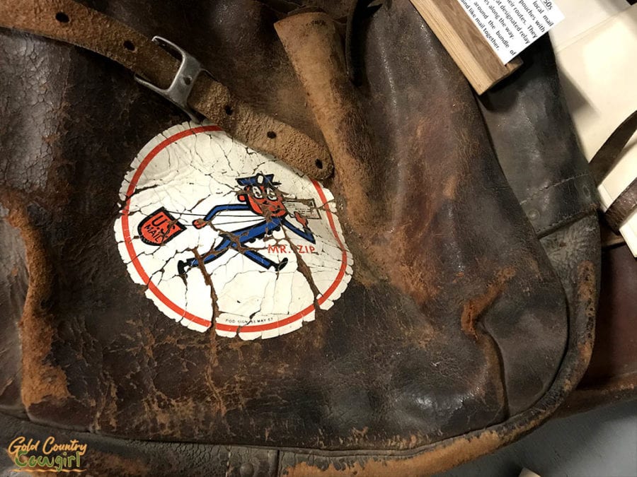 leather mail pouch at Schulenburg Historical Museum