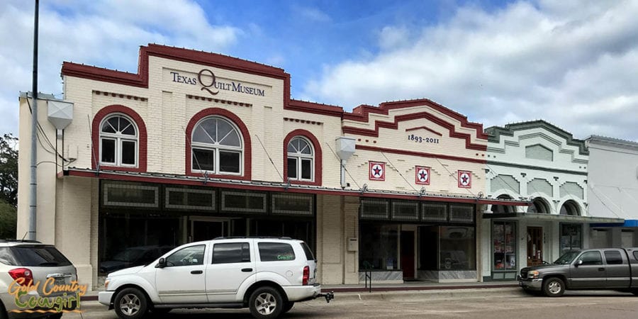 exterior of Texas Quilt Museum in La Grange, Texas