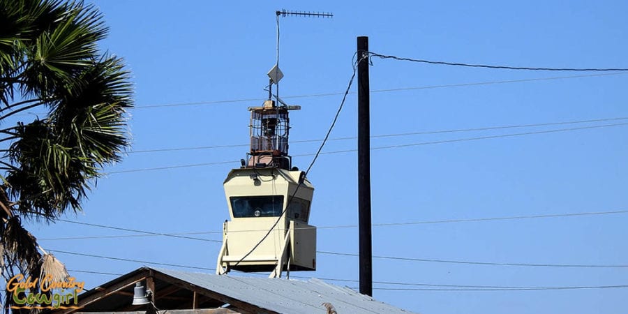 Camera tower on the Rio Grande